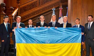 Embajadores en Argentina se manifestaron a cuatro años de la guerra en Ucrania