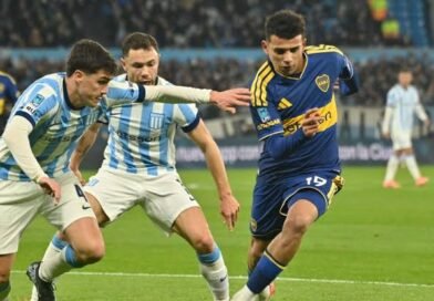 Boca y Racing empataron 1-1 en un clásico intenso en el Cilindro de Avellaneda