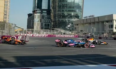 Colapinto provocó un triple choque con Gasly y Norris y abandonó el GP de Azerbaiyán Colapinto provocó un triple choque con Gasly y Norris y abandonó el GP de Azerbaiyán