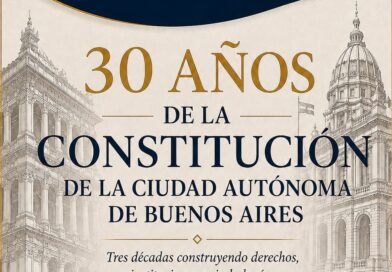 30 años de la sanción de la Constitución de la Ciudad Autónoma de Buenos Aires.